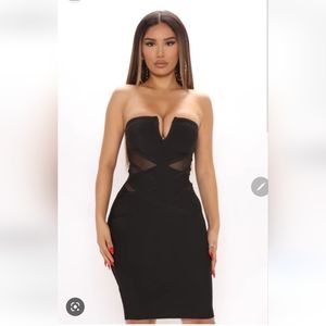 Fashion Nova Night Is Young Bondage Mini Dress